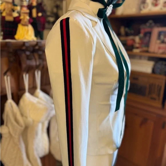 Italian White Women's Blazer - Picture 3 of 7